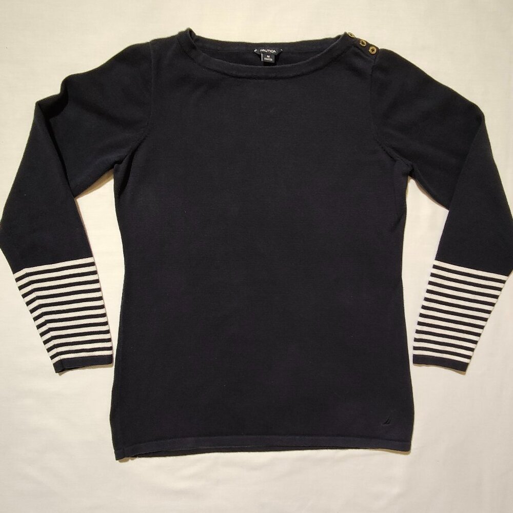 Nautica Women's Navy Sweater M‎